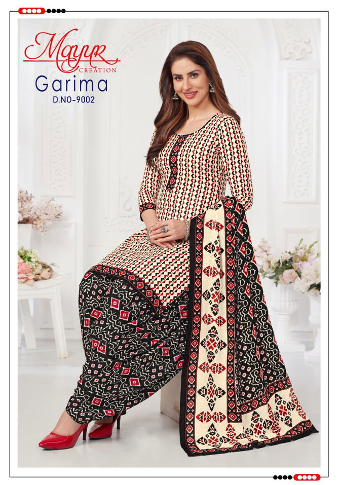 Garima Vol 9 By Mayur Cotton Printed Dress Material Wholesale Market In Surat
